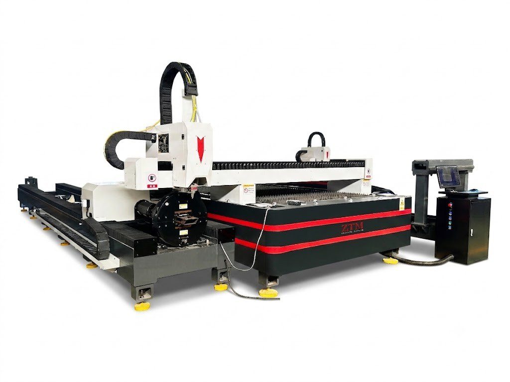 4015-1500W Sheet Metal and Pipe Fiber Laser Cutting Machine - Laser Cutting Machines - ZTM Press Brake